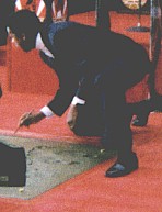 Denzel writing the date